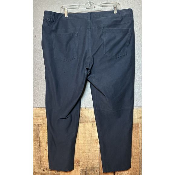 LULULEMON ABC straight Leg Pants Mens Sz 40‎ Navy Blue Warptreme Athleisure - Picture 3 of 12